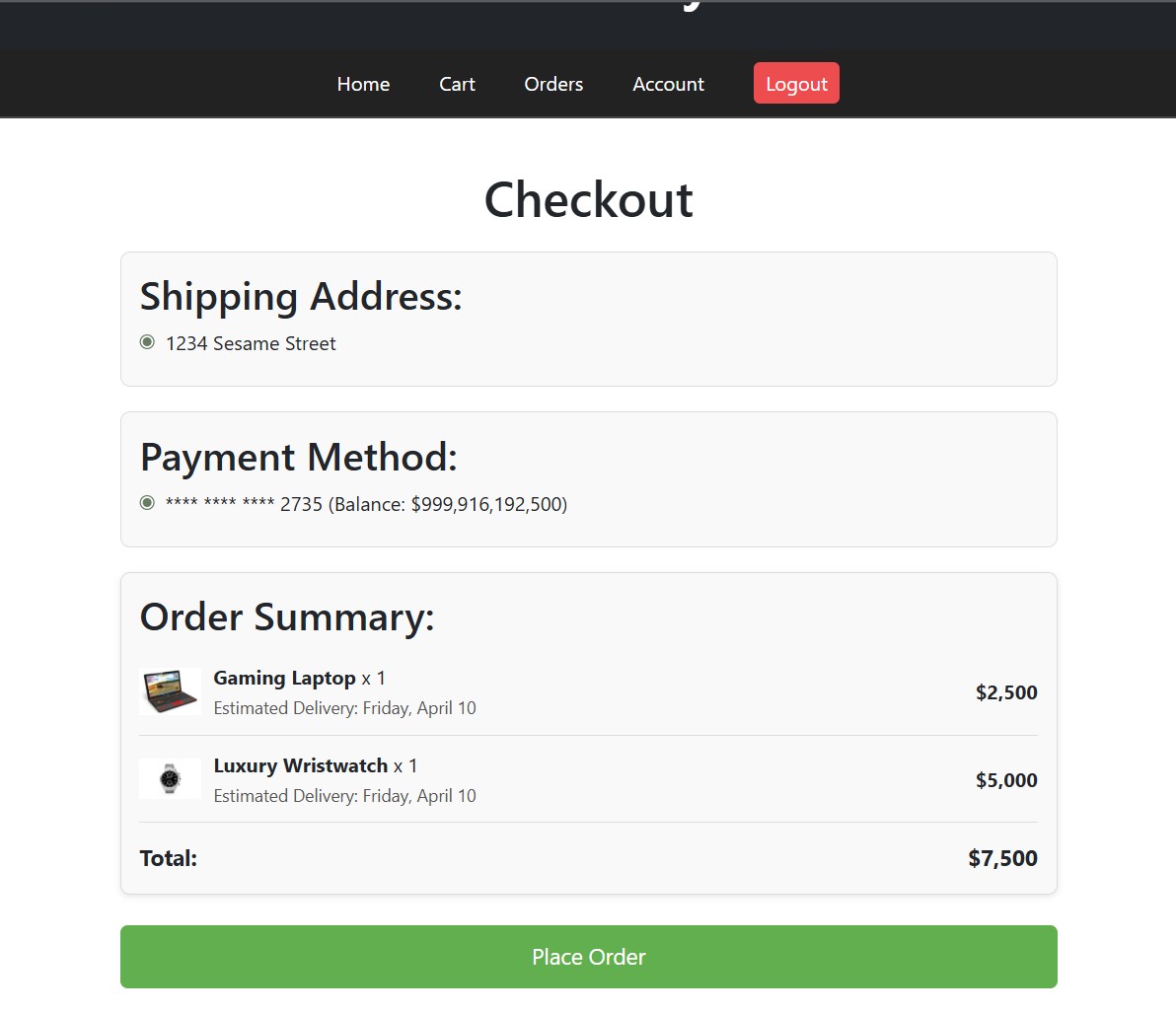Checkout