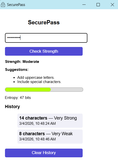Figure 2 App Screenshot