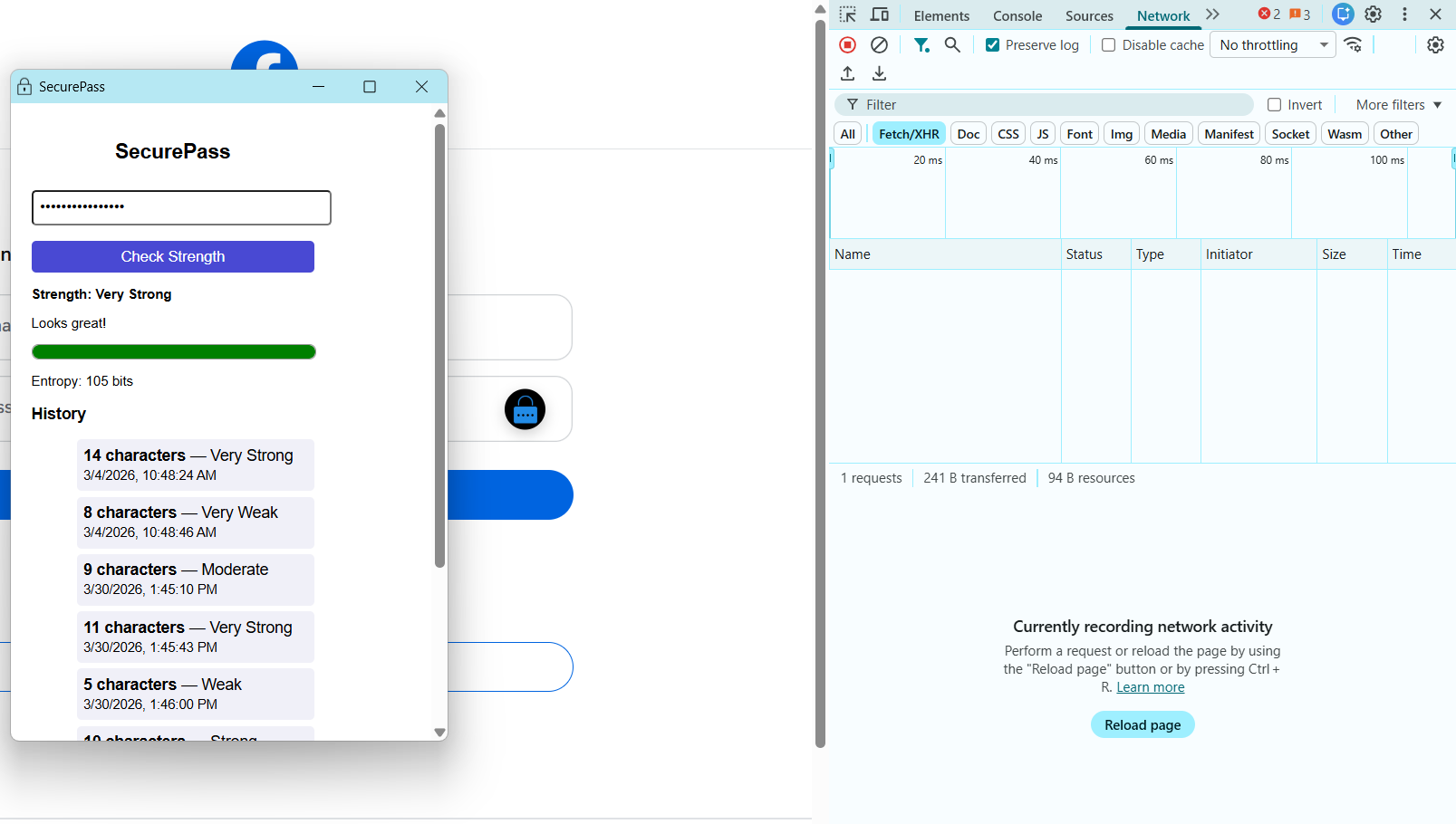 Figure 4 App Screenshot